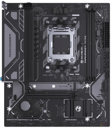   AM5 Maxsun Challenger B650M WIFI, B650, 2xDDR5, Int.Video (CPU), 3xSATA3, 1xM.2, 1xPCI-E 4.0 x16, 1xPCI-E 3.0 x1, ALC897, RTL8111H, RTL8821CE, BT4.2, 4xUSB3.2/2xUSB2.0, DP/HDMI, Micro ATX