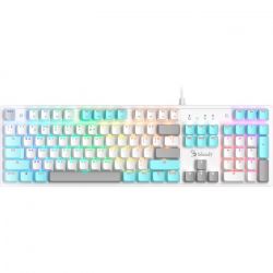  A4Tech Bloody S510R (Icy White), RGB ,  , USB, 446 x 132 x 37 ,   1.8 