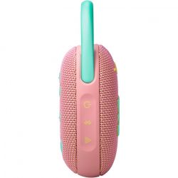   1.0 JBL Clip 5 Pink, 1.0- , 7 , USB, Bluetooth -  4