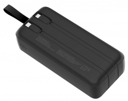    30000 mAh, ColorWay EnergyPlus, Black, 22.5 , 1xType-C (PD3.0) / 1xUSB (QC4.0), .  Type-C / Lightning,  LED  (CW-PB300LPB4BK-PDD) -  2