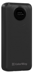    20000 mAh, ColorWay EnergyPlus, Black, 22.5 , 1xType-C (PD3.0) / 1xUSB (QC4.0), .  Type-C / Lightning,  LED  (CW-PB200LPB4BK-PDD)