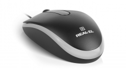  REAL-EL RM-217, Black-Grey, USB, , 1000 dpi, 3 , 1,5  -  3