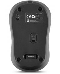  REAL-EL RM-450W Rechargeable Wireless, Black, , Type-C, BT, , 2400 dpi, 3  -  7