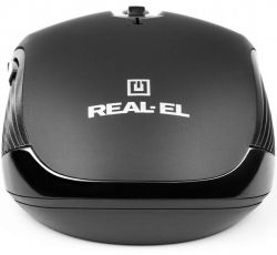  REAL-EL RM-331W Wireless, Black, , USB, , 1600 dpi, 5 , 2xAAA -  7