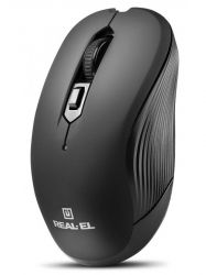  REAL-EL RM-331W Wireless, Black, , USB, , 1600 dpi, 5 , 2xAAA -  9