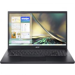  15" Acer Aspire 7 A715-76G-79LJ (NH.QN4EP.007) Black, 15.6" (1920x1080, IPS, 60Hz), Intel Core i5-12650H (10x2.3-4.7GHz), 16Gb DDR4, 1Tb NVMe, nVidia RTX2050 4Gb, LAN, WiFi 6, Bluetooth 5.1, Web, 1xType-C / 3xUSB 3.0, HDMI, 50 Wh, Linux