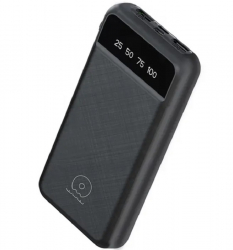    20000 mAh, WUW Y111, Black, 1xType-C / 2xUSB, LED   (WUW-Y111)