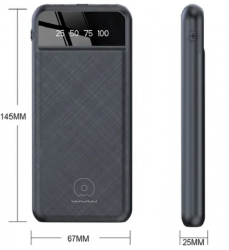    20000 mAh, WUW Y111, Black, 1xType-C / 2xUSB, LED   (WUW-Y111) -  2