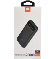    20000 mAh, WUW Y111, Black, 1xType-C / 2xUSB, LED   (WUW-Y111) -  3