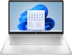  17" HP 17-cp2045nw (9R866EA) Natural Silver, 17.3",  LED Full HD 1920x1080 IPS, AMD Ryzen 5 7520U 2.8-4.3GHz, RAM 8Gb, SSD 512Gb, AMD Radeon Graphics, DOS