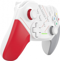  Bloody GPW50, White/Red/Grey,  (USB 2.4GHz),   / PS3 / Android,  , 600 mAh -  2