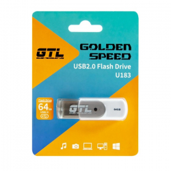   USB 64Gb GTL U183, White, USB 2.0, (GTL-U183-64)