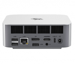  Beelink SER8, Silver, Core Ultra 5 125H (14x3.6-4.5 GHz), 32Gb DDR5 5600 MHz SO-DIMM (2/2), 1Tb SSD NVMe, 1xM.2 2280, Arc Graphics, WiFi 6, Bluetooth 5.2, GLan, 2xUSB 3.2, 2xType-C, HDMI/DP, Windows 11 Pro,  VESA (BLSER8125H321BK) -  5