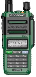  Baofeng UV-9R Pro V2, Green, LCD 320240, 2.4", UHF400~480   VHF136~174 ,   128, 1800 