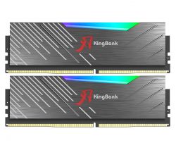  16Gb x 2 (32Gb Kit) DDR5, 6400 MHz, KingBank Soarblade RGB, Black, 32-39-39-89, 1.4V,   (K5.01.FLM5FD9401)