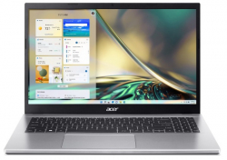  15" Acer Aspire 3 A315-59-34EJ (NX.K6SEX.017) Pure Silver 15.6" FullHD 1920x1080 , Intel Core i3-1215U 1.2-4.4GHz, RAM 8GB, SSD 512GB, Intel UHD Graphics, DOS