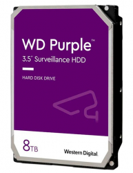   3.5" 8Tb Western Digital Purple, SATA3, 128 , 5400 / (WD80PURZ)