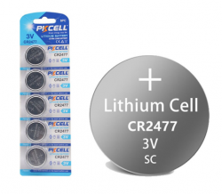  CR2477, , PKCELL, 5 , Blister