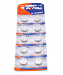  AG10/LR1130, PKCELL, 10 , Blister