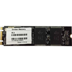   M.2 128Gb, Golden Memory, SATA3, MLC, 500/350 MB/s (GM2280128G)