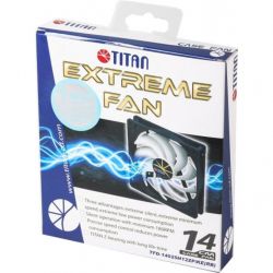  140 mm Titan TFD-14025 H 12 ZP/KE (RB) Extrem Fan PWM, 140x140x25 , 4 pin, 28dB (TFD-14025 H 12 ZP/KE (RB)) -  2