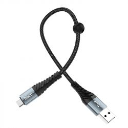  USB <-> microUSB, Hoco Cool, Black, 1  (X38) -  2