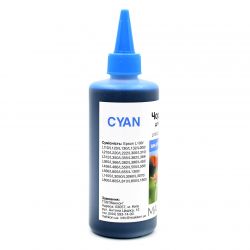  Epson T6642/T6732, Cyan,   L1xx, L2xx, L3xx, L4xx, L5xx, L8xx, L30xx, L1300/L1800, 250 , Makkon (IMN-EPS-L100-250C) -  2