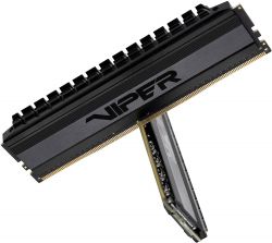 ' 16Gb x 2 (32Gb Kit) DDR4, 3200MHz, Patriot Viper 4 Blackout, Black, 16-18-18-38, 1.35V,   (PVB432G320C6K) -  3