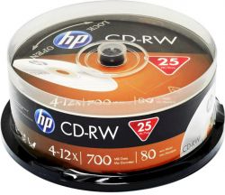  CD-RW 25 HP, 700 , 12x, Cake Box (CWE00019-3) -  1