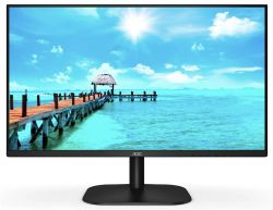  23.8" AOC 24B2XH/EU, Black, WLED, IPS, 1920x1080, 4 , 75 , 250 /, 1000:1, 178/178, HDMI/VGA, VESA 100x100