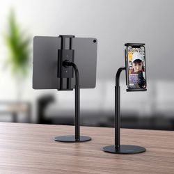   Hoco PH30 Soaring series metal desktop stand, Black -  4