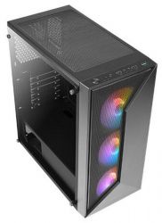  Antec NX320 Black, Mid Tower,  ,  ATX / Micro ATX / Mini ITX, 2xUSB 2.0, 1xUSB 3.0,     , 3x120  ARGB Fan (0-761345-81035-7) -  3