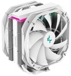    Deepcool AS500 PLUS White, , RGB LED, 2x140  PWM,  Intel 2066/2011/1366/1200/115x, AMD AMx/FMx