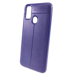     Samsung M21/M30s, Leather Style case, Blue -  1