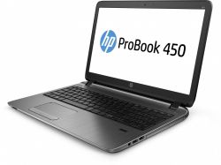 /  HP ProBook 450 G2, Grey, 15.6" TFT Glossy (1366x768), Core i3-3120M (2x2.5 GHz), 4Gb DDR3, 500Gb HDD, HD Graphics 4400, WiFi, BT, CardReader, 4xUSB, HDMI, VGA, Lan, DVD-RW, FingerPrint, Web