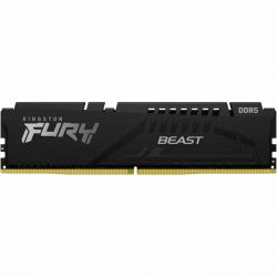  8Gb x 2 (16Gb Kit) DDR5, 5200 MHz, Kingston Fury Beast, Black, 36-40-40, 1.25V,   (KF552C36BBEK2-16) -  2