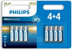  AA (LR6), , Philips Ultra Alkaline, 8 , 1.5V, Blister (LR6E8B/10)