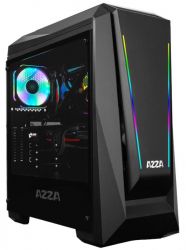  AZZA Chroma 410A Black,  , Mid Tower,  ATX / Micro ATX / Mini ITX, 2USB 2.0, 2USB 3.0, 2x 120  Black Fan, 1x120  AZZA Prisma ARGB Fan (CSAZ-410A) -  5