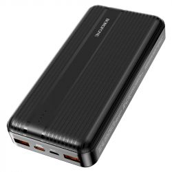    20000 mAh, Borofone BJ9A "Uranus", Black, 22.5 , 2xUSB / Type-C, QC3.0, PD3.0, LED    -  2