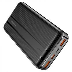    20000 mAh, Borofone BJ9A "Uranus", Black, 22.5 , 2xUSB / Type-C, QC3.0, PD3.0, LED    -  3