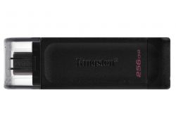 USB 3.2 Type-C Flash Drive 256Gb Kingston DataTraveler 70, Black (DT70/256GB) -  2