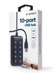 - 2.0 Gembird UHB-U2P10P-01  10  USB 2.0 -  3