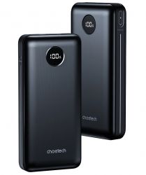    20000 mAh, Choetech B653, Black, 45 , 2xUSB / Type-C, PD3.0, QC3.0, LED   