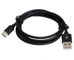  USB - USB Type-C 1  Patron Black, 2.4A (CW-CBUC034-BK)