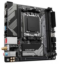   AM5 Gigabyte A620I AX, A620, 2xDDR5, Int.Video (CPU), 2xSATA3, 1xM.2, 1xPCI-E 4.0 x16, Realtek 7.1, Realtek 2.5Gb, WiFi 6E, Bluetooth 5.3, 4xUSB3.2/4xUSB2.0/2xUSB Type-C 3.2, HDMI/DP, Mini-ITX -  3