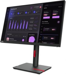  23.8" Lenovo ThinkVision T24i-30, Black, IPS, 1920x1080 (16:9), 4 , 60 , 250 /, 1000:1, 178/178, VGA/HDMI/DP, 4xUSB 3.2 (63CFMATXUA) -  3