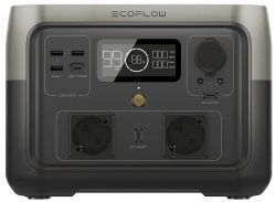   EcoFlow RIVER 2 Max, Black, 500W,  AC 230  AC (2),  USB-A 12   , 5  DC, 2.4 A (2),   USB-A 28 , 5 / 9  / 12  DC,  2.4  (x3),  USB-C 100, DC 5 /9 /12 /15 /20 