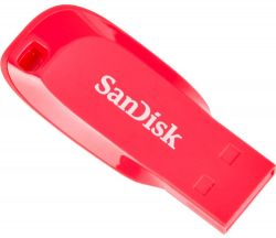 USB Flash Drive 64Gb SanDisk Cruzer Blade, Pink (SDCZ50C-064G-B35PE)