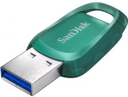 USB 3.2 Flash Drive 256Gb SanDisk Ultra Eco, Teal (SDCZ96-256G-G46) -  2