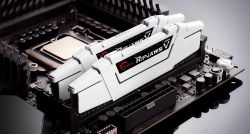 ' 16Gb x 2 (32Gb Kit) DDR4, 3600 MHz, G.Skill Ripjaws V, White, 18-22-22-42, 1.35V,   (F4-3600C18D-32GVW) -  3